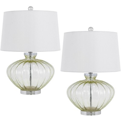 Cal Lighting 150W 3 way Delta glass table lamp Sold in pairs