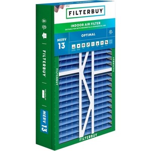 Filterbuy 17.5x27x5 Air Filter (1-Pack), Pleated MERV 13 Health Defense Replacement HVAC AC Furnace Filters for Trane Perfect Fit & American Standard - 1 of 4