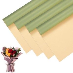 Unique Bargains Waterproof Durable Floral Wrapping Paper 1 Pc - 1 of 4