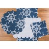 C&F Home Maritime Cotton Quilted Round Reversible Placemat Set of 6 - 2 of 2