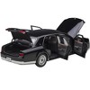 Toyota Century with Curtains RHD (Right Hand Drive) Black Special Edition 1/18 Model Car by Autoart - 2 of 4