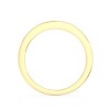 GILDED 1, 1/2, 1/4, 1/10 Carat Lab Grown Diamond in 14KT Gold Plated over 925 Sterling Silver Anniversary Bands | Eternity Stackable Rings | Size 7 - 3 of 4