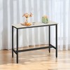 VASAGLE, Narrow Long Bar, Kitchen Dining, High Pub Table, Sturdy Metal Frame, Industrial Design, 15.7 x 47.2 x 35.4 Inches - 2 of 4