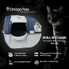Omega Paw Roll 'n Clean Plastic Indoor Outdoor Automatic Self Cleaning Litter Box - 2 of 4