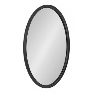 Kate and Laurel Hogan MDF Oval, 24x36, Black - 1 of 4