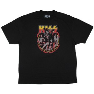 KISS Men's Starchild Demon Spaceman Catman Adult Short Sleeve T-Shirt - 1 of 3