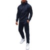 COOFANDY Tracksuit Mens with Zipper Pockets Full Zip Hoodie Sweatsuit 2 Pieces Running Jogging Sports Casual Sweat Suits - 4 of 4