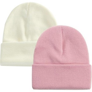 MSDC 2 Pack Beanie for Men Women Slouchy Beanie Hats Winter Knit Caps Soft Ski Hat Unisex - 1 of 4