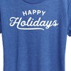 Women's - Instant Message - Happy Holidays Short Sleeve Graphic T-Shirt - 2 of 4