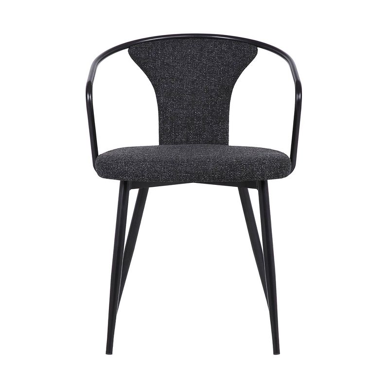 Francis Contemporary Dining Chair Black - Armen Living, 3 of 8