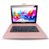 LINSAY® 10.1" Octa Core  256GB STORAGE Android 15 BUNDLE with PINK UNIQUE ORACLE KEYBOARD CASE and TABLET BRIEFCASE - 4 of 4