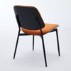Vatros Dining Chairs Set of 2 Mid-Century Modern Retro Faux Leather Chair - 4 of 4