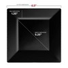 Smarty Had A Party Black Square Plastic Dinnerware Set - 40 Sets - 3 of 4