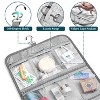 PAVILIA Hanging Toiletry Bag Women Men, Travel Kit Foldable Waterproof Organizer, Roll up Cosmetics Makeup Essentials Jewelry Case - 3 of 4