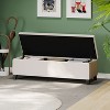 Modern Contemporary Altay Velvet Storage Ottoman with Fabric-Christopher Knight Home - 3 of 4