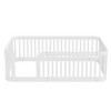 Whisen Wood Twin Size Wood Floor Bed Frame with Fence - 4 of 4