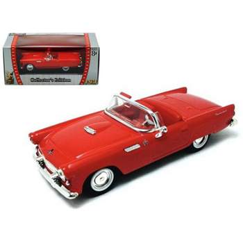 1955 Ford Thunderbird Convertible Red 1/43 Diecast Model Car by Road Signature