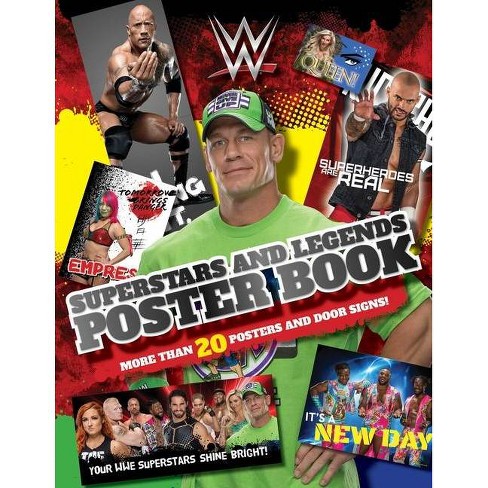 Wwe Superstars And Legends Poster Book Wwe By Buzzpop Paperback Target