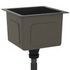 vidaXL Handmade Kitchen Sink Black Stainless Steel - 3 of 4