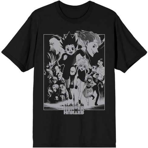 Hunter X Hunter Character Men's Black Crew Tee - S