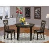 Kitchen Dining Table Set 5 Piece Wood Table & Chairs Modern Dinette Set - 2 of 4