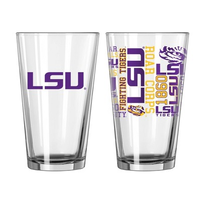 NCAA LSU Tigers Pint Glass Gift Set - 2pk