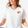 Simply Sage Market Tis The Season Pumpkin Ghost Front And Back Short Sleeve Tee - 2 of 4