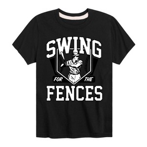 Boys' - Instant Message - Swing For The Fences Short Sleeve Graphic T-Shirt - 1 of 4