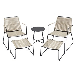 5-Piece Outdoor Casual Furniture Set-Patio Conversation Set : Target