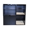 TIRAMISUBEST Cat Litter Box Enclosure Furniture Hidden Washroom Cabinet Large Cat Dog Proof End Table - 2 of 4