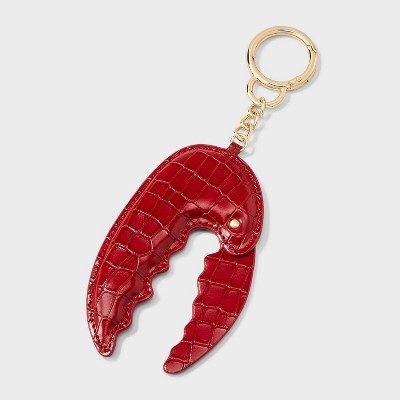 Crab Claw Clip On Handbag Charm - Universal Thread™ Red