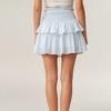 Anna-Kaci Women’s Tiered Ruffle Mini Skirt with Flowing Layers, Stretch Smocked Waistband for an Airy, Shape - 4 of 4