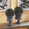 Plum & Post Boxwood Ball Faux (Fake) 12" - 2 of 4