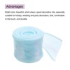 Unique Bargains Gift Wrapping Wide Sheer Wired Pastel Shimmer Iridescent Chiffon Ribbons 1 Pc - 3 of 4