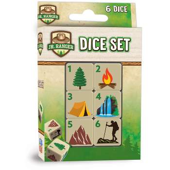 MasterPieces Officially Licensed National Parks - 6 Piece D6 Gaming Dice Set Ages 6 and Up
