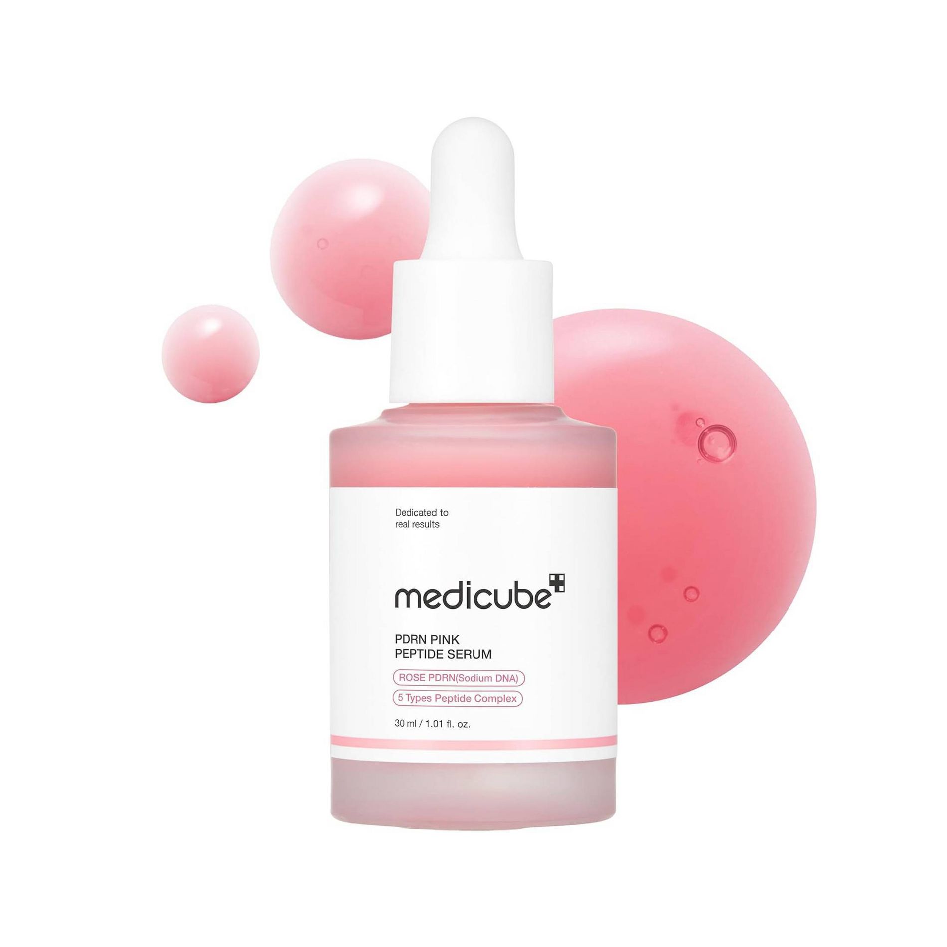 medicube PDRN Pink Peptide Serum Korean Skincare: Dark Spot Reduction, Contains Peptides, Contains Niacinamide, Face Serum