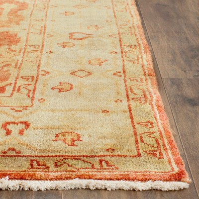 Ivory Hand-Knotted Wool 3' x 10' Runner Rug