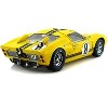 1966 Ford GT-40 MK II #8 Yellow with Black Stripes 1/18 Diecast Model Car by Shelby Collectibles - 3 of 3