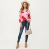Anna-Kaci Women's Abstract Heart Pattern Knit Sweater with Long Sleeves, Soft Textured Feel and Comfortable Relaxed Everyday Fit - 3 of 4