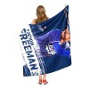 50"x60" MLB Los Angeles Dodgers Freddie Freeman Silk Touch Throw Blanket - 4 of 4