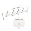 Unique Bargains Stainless Steel Wall Mounted Water Proof Coat Hook Rack 1 Pc - 2 of 3