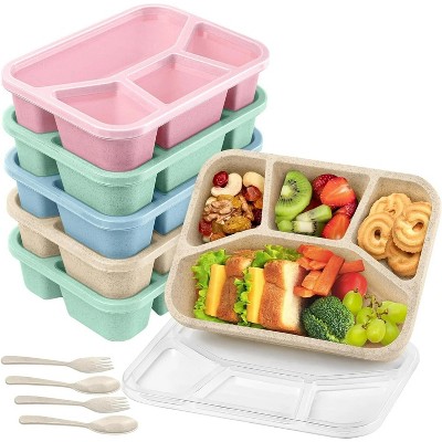 LunaLulinlk Sandwich Lunch Box (Beige), Reusable Sandwich Container Storage Box, Bread Snack Meal, Toast Shape Food Storage