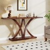 Tribesigns 63" Console Table with Geometric Metal Frame - image 3 of 4