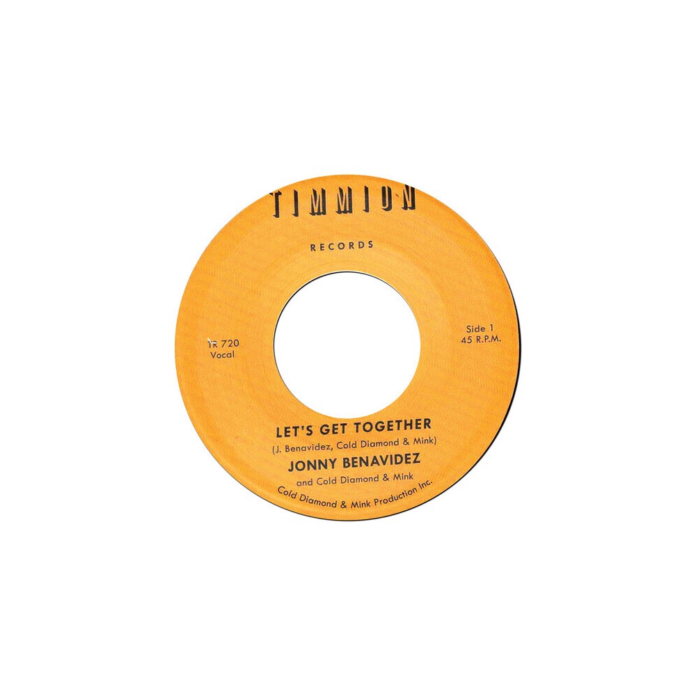 Jonny Benavidez - Lets Get Together/Lets Get Together (Instrumental) (vinyl 7 inch single)