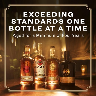 Bacardi 4yr Anejo Cuatro Rum - 750ml Bottle