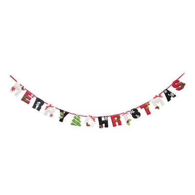 Gallerie II Merry Christmas Felt Banner