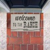 Stupell Industries Welcome To Ranch Entry Printed Outdoor Imitation Sisal Door Mat, design by CAD Designs - 3 of 4