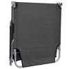 vidaXL Sunlounger Grey Powder-coated steel 74.4 x 22.8 x 10.6 in - 4 of 4