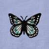 Dalix Butterfly Embroidered Cotton Relaxed Fit Short Sleeve Crewneck Tee Shirt Women - 4 of 4