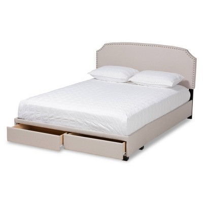Baxton Studio Larese Platform Storage Bed - Thumbnail 5